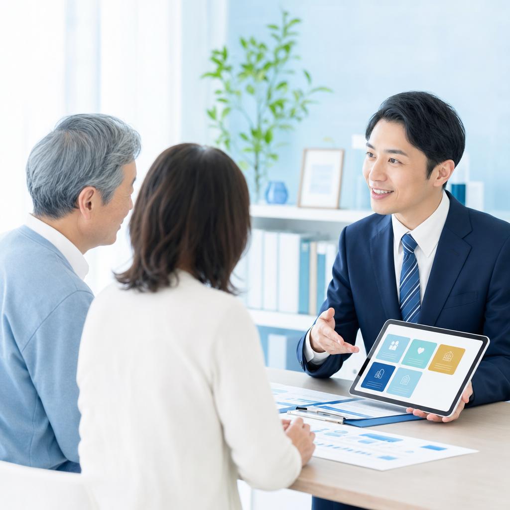 AIを活用して相談内容を整理する様子