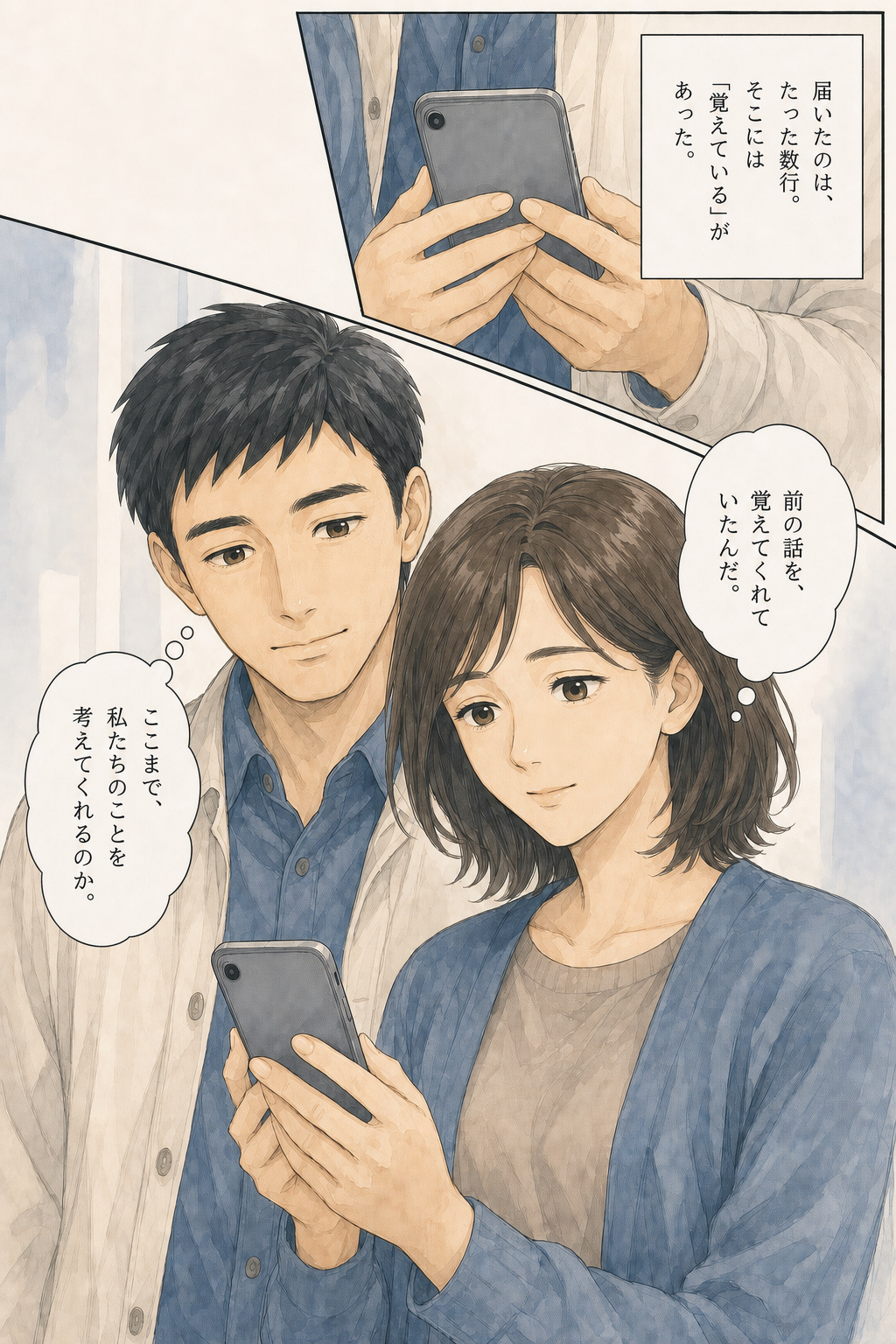 漫画 12/30：前の話を覚え、ここまで自分たちを考えてくれたと感じるお客様
